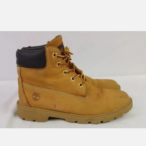 Timberland Men's 6&quot; Inch Waterproof Basic Ankle Boots Wheat Nubuck size 5