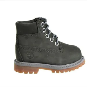 Toddler Timberland 6 inch Boots in Dark Gray