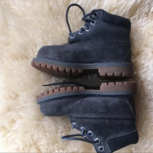 Toddler Timberland 6 inch Boots in Dark Gray