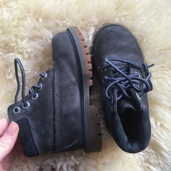 Toddler Timberland 6 inch Boots in Dark Gray