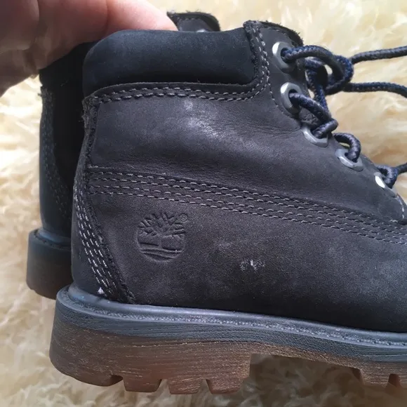 Toddler Timberland 6 inch Boots in Dark Gray