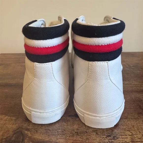Tommy Hilfiger Women's High Top Sneakers White Size 8.5 Casual