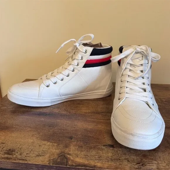 Tommy Hilfiger Women's High Top Sneakers White Size 8.5 Casual