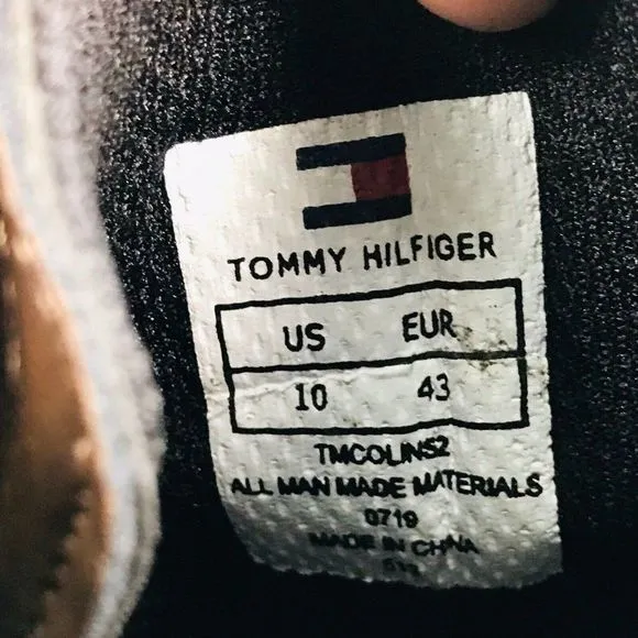 Tommy Hilfiger Colins 2‎ Men's 10 US Brown Faux Leather Waterproof Duck Boots