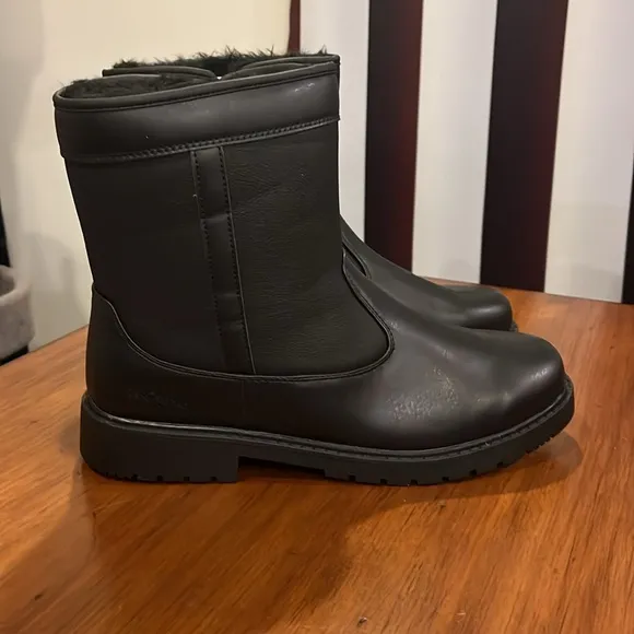 Totes Stadium Waterproof Boots Black Mens Size 12