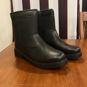 Totes Stadium Waterproof Boots Black Mens Size 12