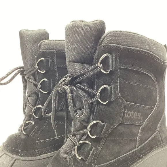 Totes Waterproof Lace Up Boots Size 11