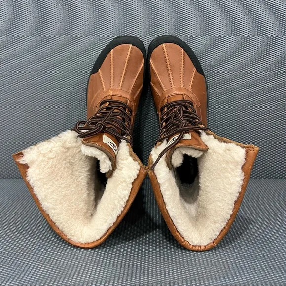 UGG Butte Worchester Winter‎ Snow Boot Shearling Lined Waterproof Size 8