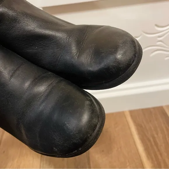 UGG Emalie Waterproof Full Grain Leather Wedge Ankle Boots