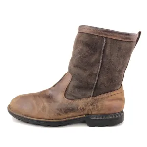 UGG Hartsville Brown Leather Winter Boots 12