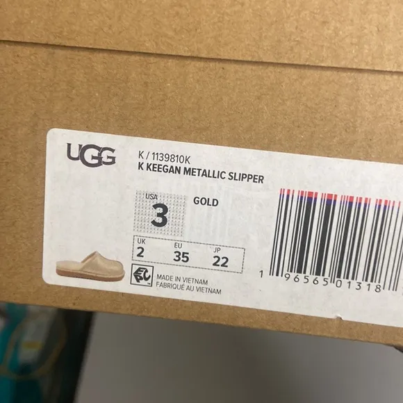 UGG Keegan metallic slipper shoes