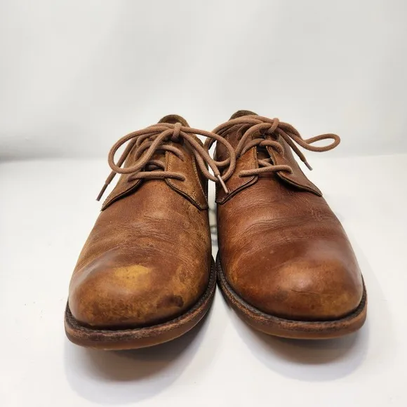 Ugg Men Hixson Brown Leather Oxford Lace Up Dress Shoes Size 13 Work Office Wear