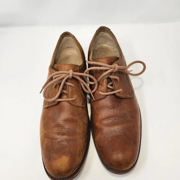 Ugg Men Hixson Brown Leather Oxford Lace Up Dress Shoes Size 13 Work Office Wear