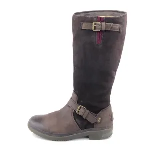 UGG Thomsen Brown Leather Winter Riding Boots 8