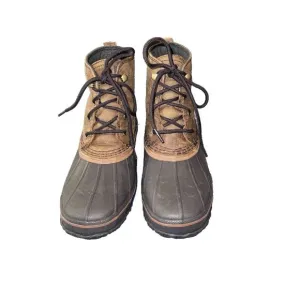 UGG Waterproof Zetik Leather Duck Boots Men’s Brown Tan Tops 1017304 Sz 9