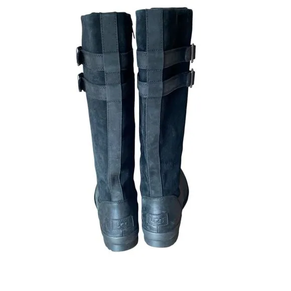 Ugg Zarina Black Waterproof Boots NWOB size 8.5