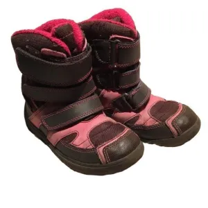Umi Waterproof brown pink boots