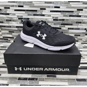 Under Armour Charged Assert 10 Black Men's Running Shoes Size 11 4E