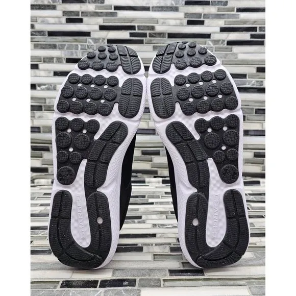 Under Armour Charged Assert 10 Black Men's Running Shoes Size 11 4E