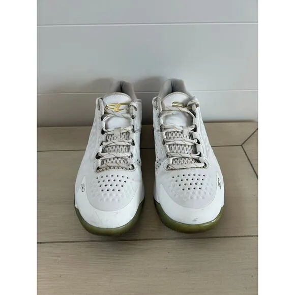 Under Armour Curry 1 Low Championship 2016 White Gold Sz 13 Sneakers 1269048-100