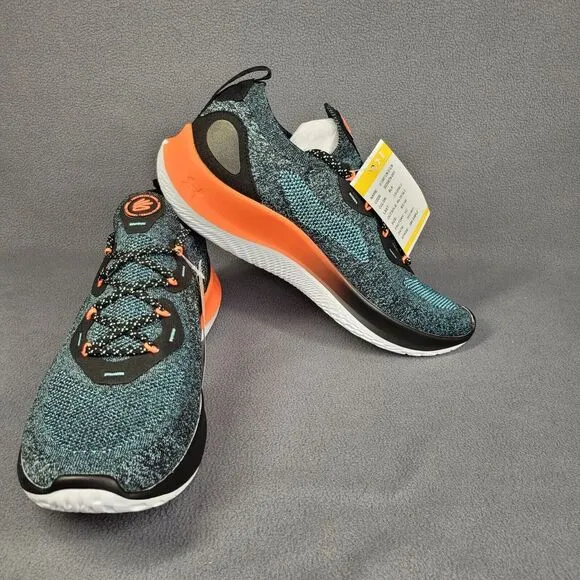 Under Armour Curry Flow Go Running Shoes Mens‎ 14 Black Fresco Blue 3025878-001