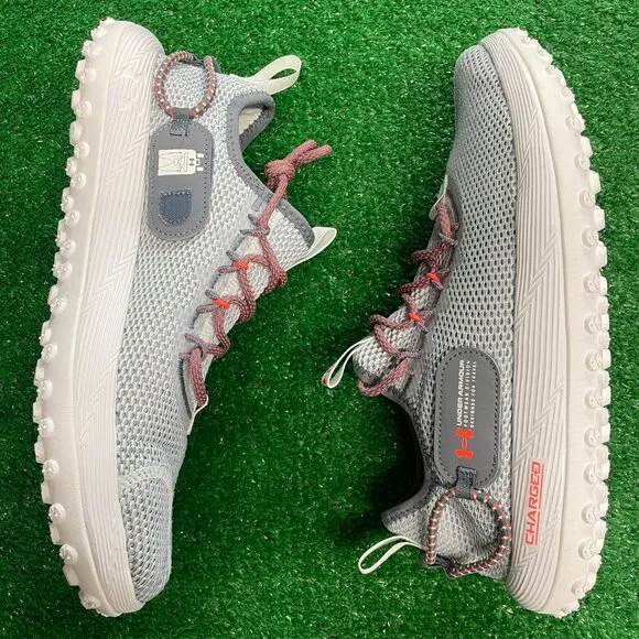 Under Armour Fat Tire Low Mens Running Shoes Grey 3027562-100 NEW Sz 9