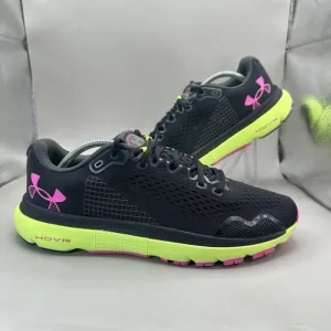 Under Armour HOVR Infinite 4 Running Shoes Black Green Pink 3024897-006 Men’s 11