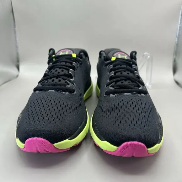 Under Armour HOVR Infinite 4 Running Shoes Black Green Pink 3024897-006 Men’s 11