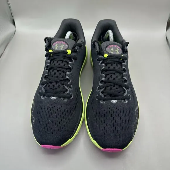 Under Armour HOVR Infinite 4 Running Shoes Black Green Pink 3024897-006 Men’s 11