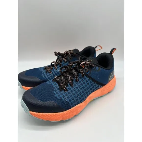 Under Armour HOVR Ridge Running Shoes Blue 3026065-400 Men's Size 9 NEW