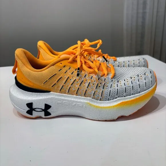 Under Armour Infinite Elite UA We Run Orange White Women's Running Sneakers Sz 9