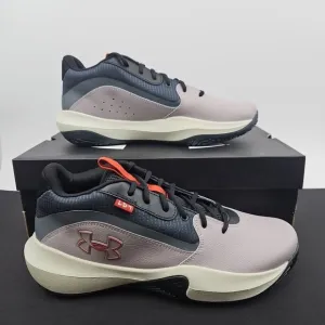 Under Armour Lockdown 7 Tetra Gray Basketball Shoes 3028512-101 Mens Size 13 New