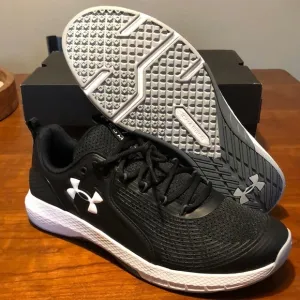 Under Armour Mens Charged Commit 3 3023703-001 Black Running Shoes Sneaker