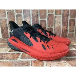 Under Armour Mens Size 17 HOVR Havoc 3 Red Black Basketball Sneakers Shoes New