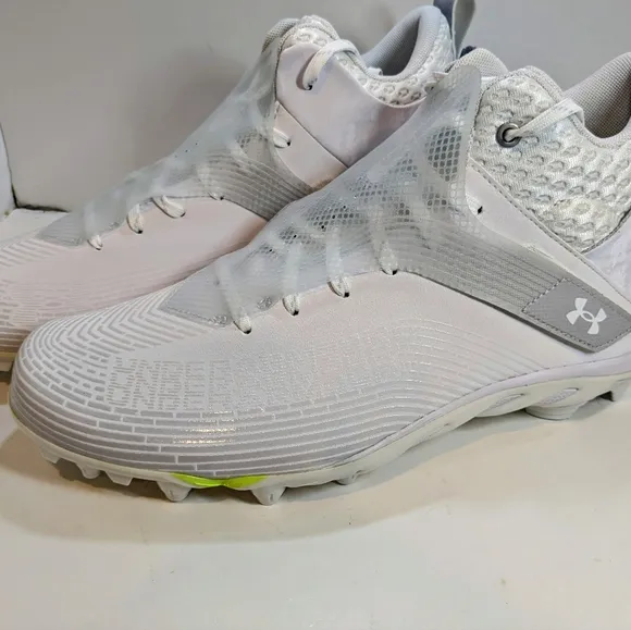 Under Armour Shoes Mens 13  Highlight Hammer Football Cleats Sneakers White