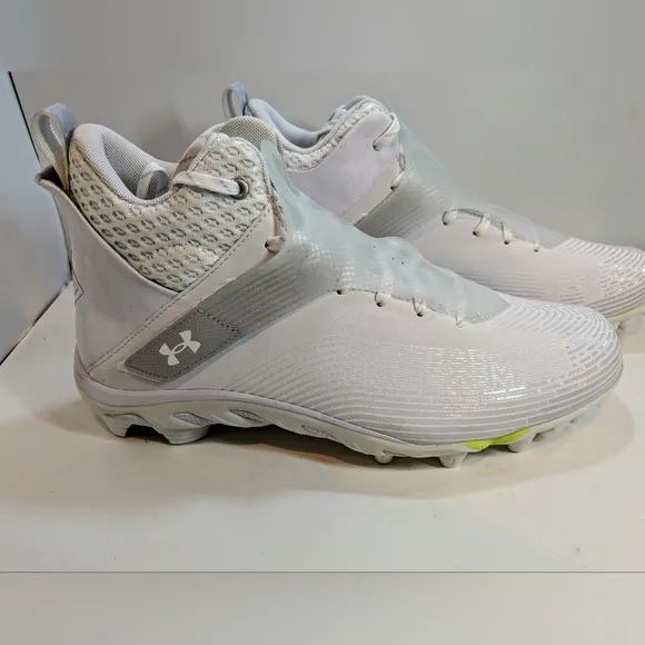 Under Armour Shoes Mens 13  Highlight Hammer Football Cleats Sneakers White