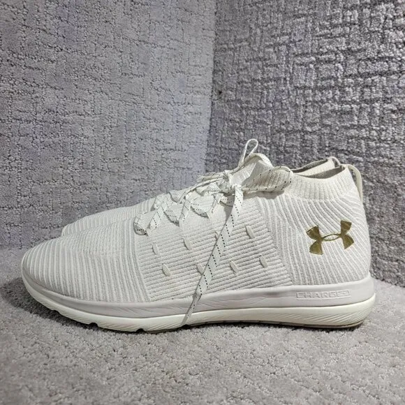 Under Armour Slingflex Rise Men's Size 13 Ivory Beige Running Shoes 3019874-101