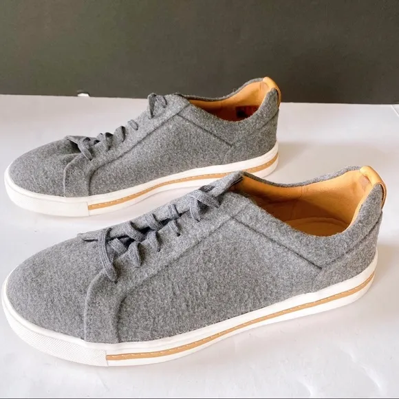 Unstructured By Clarks Un Maui Gray Sneakers US8M