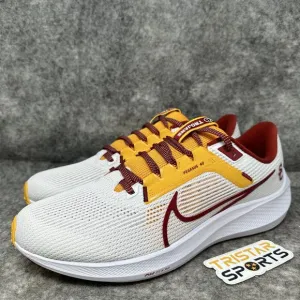 USC Trojans Nike Zoom Pegasus 40 Running Shoes Mens Size 12.5 White DZ6003-100