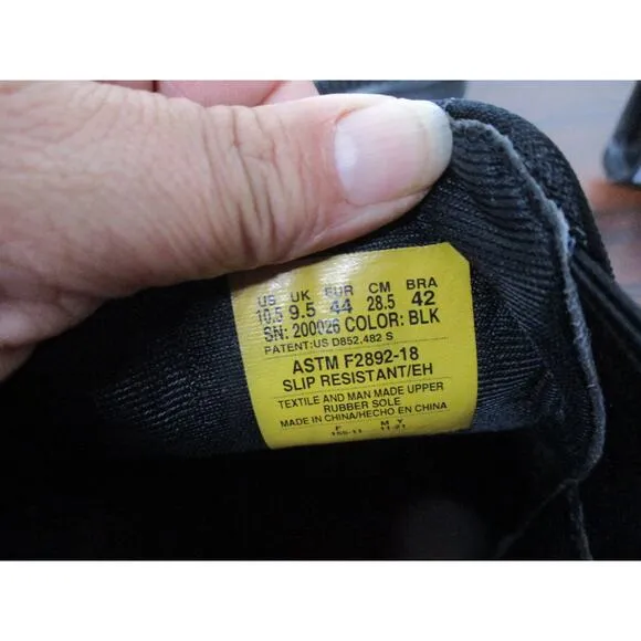 Used SKECHERS Men's Work Tineid Shoes - Size 10.5 US