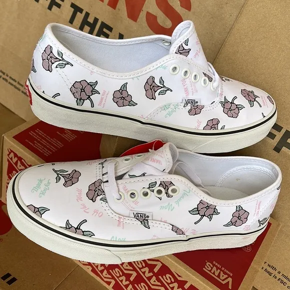 Vans Authentic (Thank You Flor) True White/Trwht sneakers WMNS