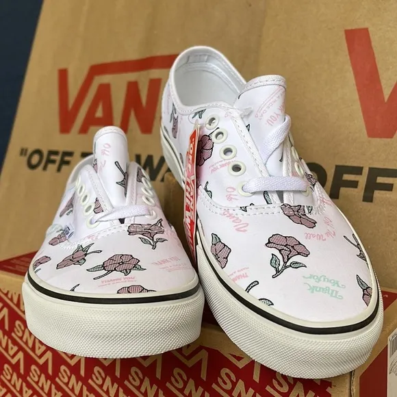 Vans Authentic (Thank You Flor) True White/Trwht sneakers WMNS