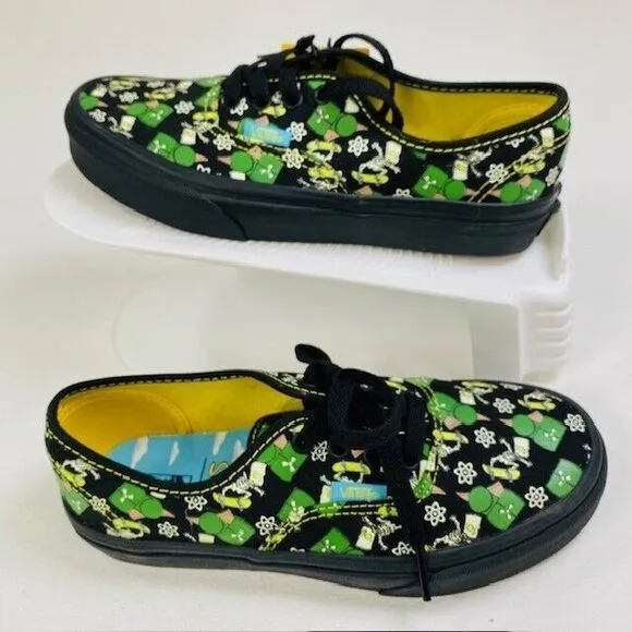 Vans Authentic The Simpsons Glow Bart Black Men's Size 3 Women's‎ 5