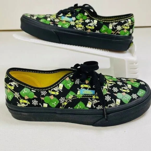 Vans Authentic The Simpsons Glow Bart Black Men's Size 3 Women's‎ 5