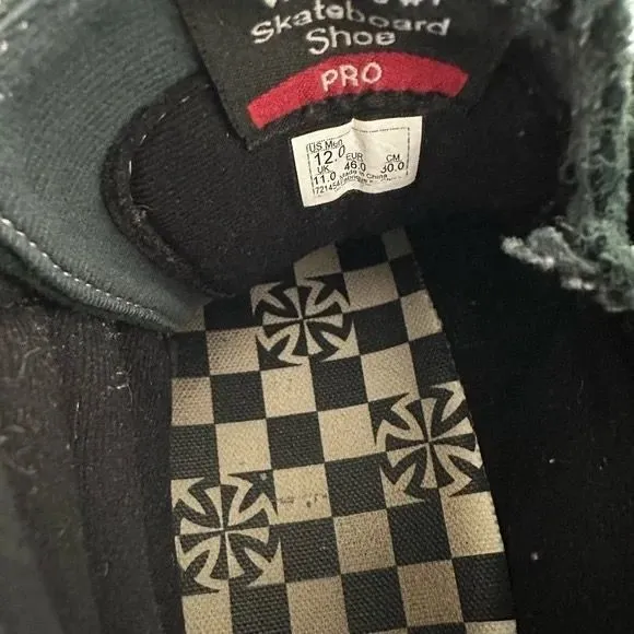 Vans‎ Independent/Sk8-Hipro/High Cut Sneakers/Grn/Vn000Vhgu24 Shoes 50100