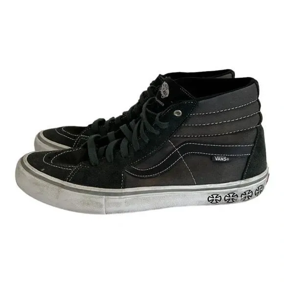 Vans‎ Independent/Sk8-Hipro/High Cut Sneakers/Grn/Vn000Vhgu24 Shoes 50100
