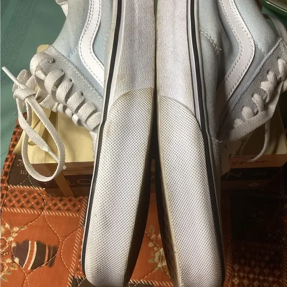 Vans Men's Light Blue Sneakers