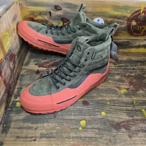 Vans Sk8-Hi Dip MTE-2 Mens Sz 11.5 Olive Orange Sneakers High-Top Shoes Boot NEW