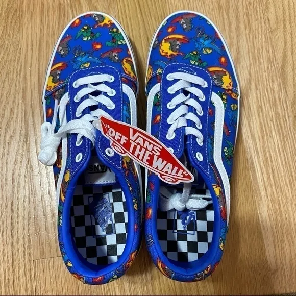 Vans Ward Dragon Explorer Sneakers Shoes NEW 7 Youth Kids