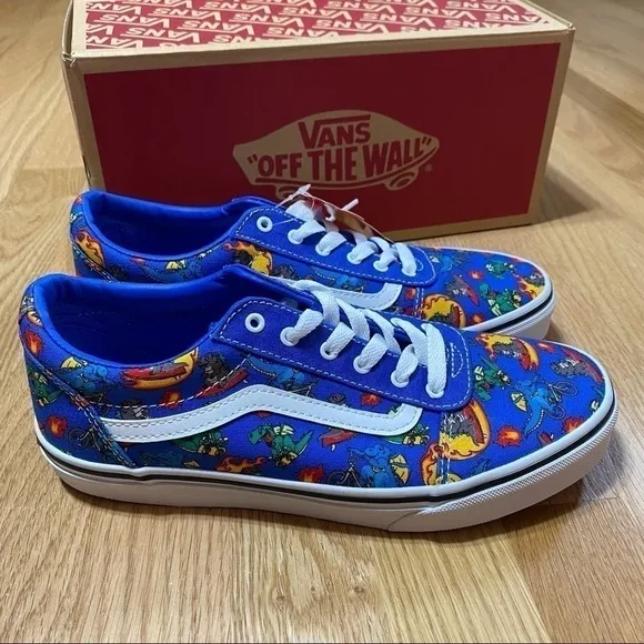 Vans Ward Dragon Explorer Sneakers Shoes NEW 7 Youth Kids